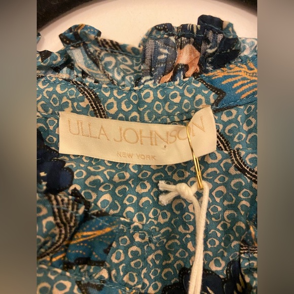 NWT Ulla Johnson Beverly Dress Cornflower Size 8 - Picture 11 of 11